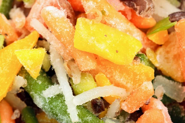 Closeup Dondurulmuş sebzeler — Stok fotoğraf