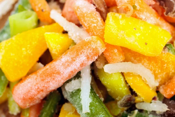 Closeup of frozen vegetables — Stock Photo, Image