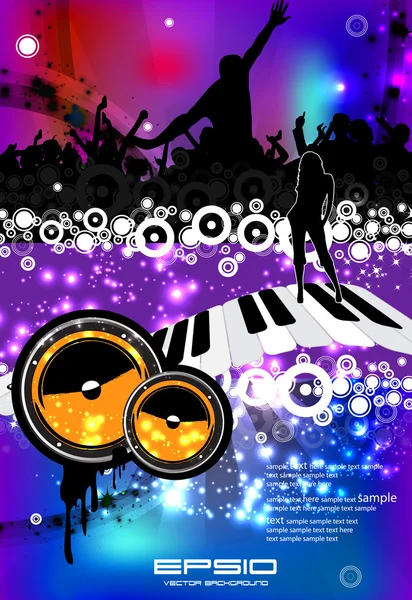 Party event poster — Stock Vector