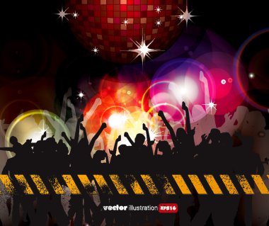 Music event background. Vector illustration. clipart