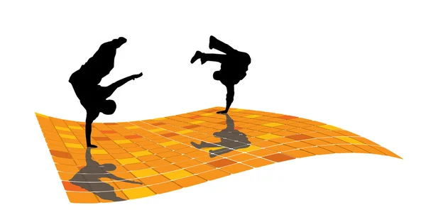 Breakdancer — Image vectorielle