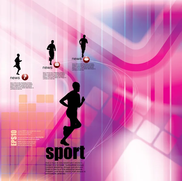 Sport illustratie — Stockvector