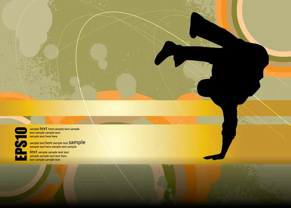 Breakdancer — Image vectorielle