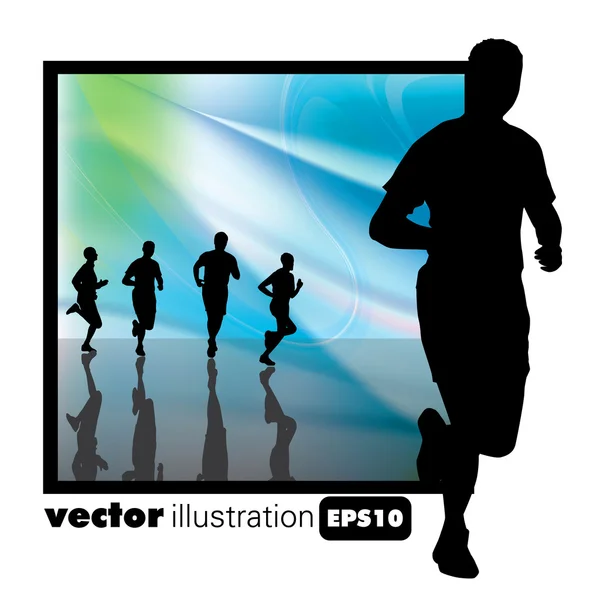 Sportovní ilustrace — Stockový vektor