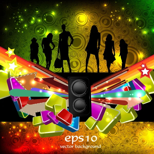Party Vector Background — Stock Vector