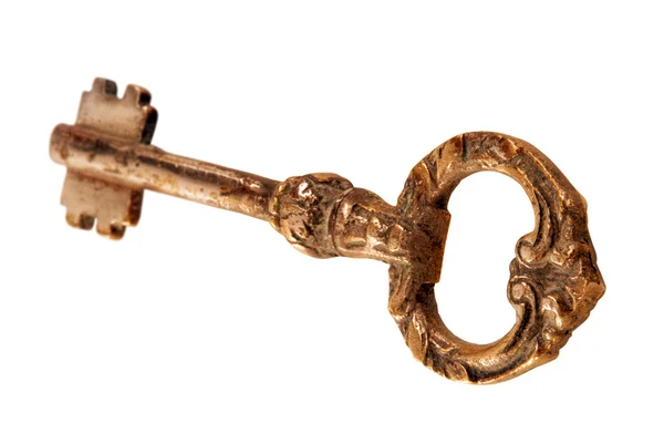 Gouden oude sleutel — Stockfoto