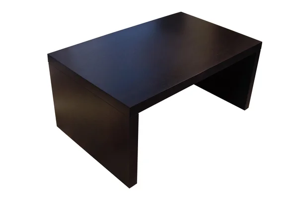 Table basse contemporaine en bois isolée — Photo