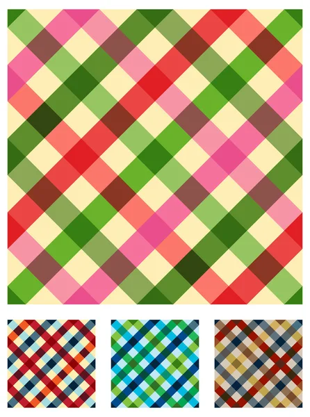 Multicolored tablecloth texture pattern — Stock Vector