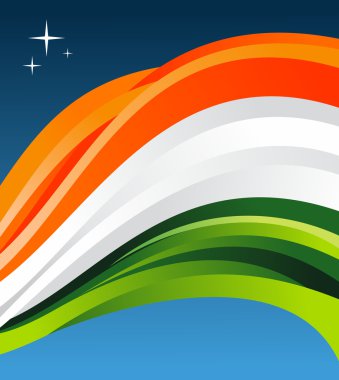 India flag illustration clipart