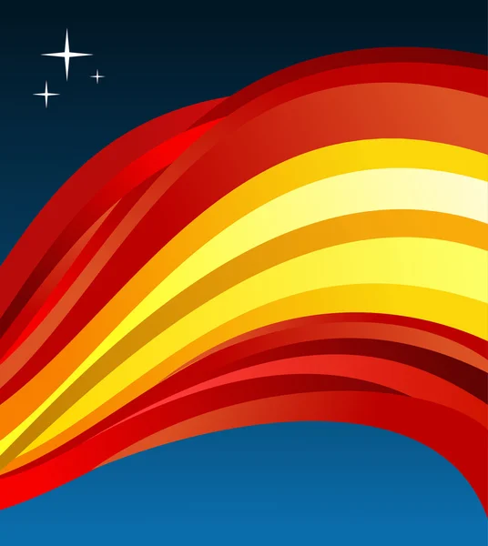 스페인 국기 그림 배경 — 스톡 벡터