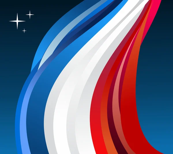 Frankrijk vlag afbeelding — Stockvector