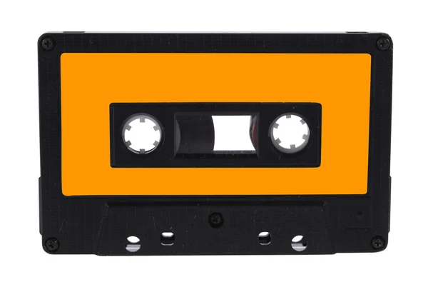 Cassetta audio isolata con percorso di ritaglio — Foto Stock