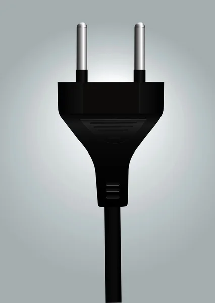 Power plug draad — Stockvector