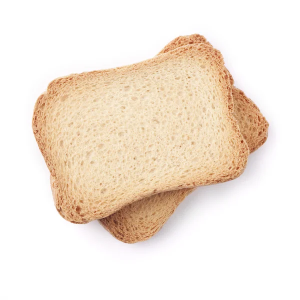 Some bread rusks isolated — Stock Photo, Image