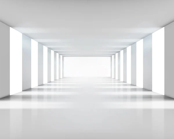 Interior blanco vacío . — Archivo Imágenes Vectoriales