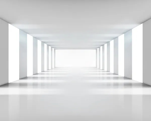Interior blanco vacío . — Vector de stock