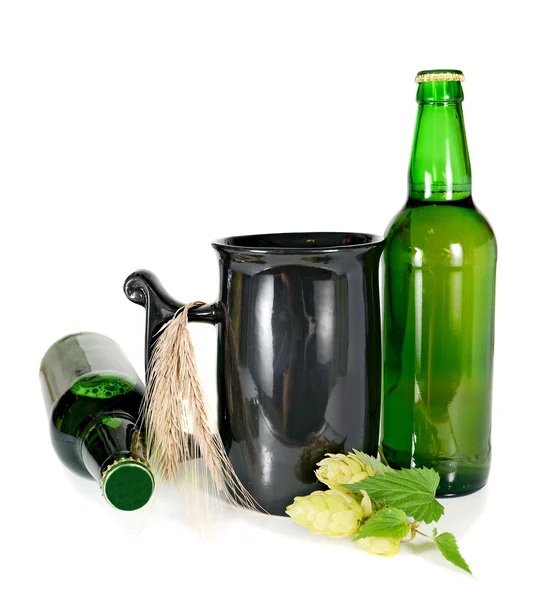 Bira ve hop — Stok fotoğraf