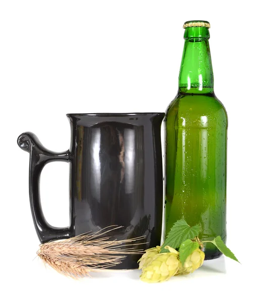 Beer and hop — Stock Photo, Image