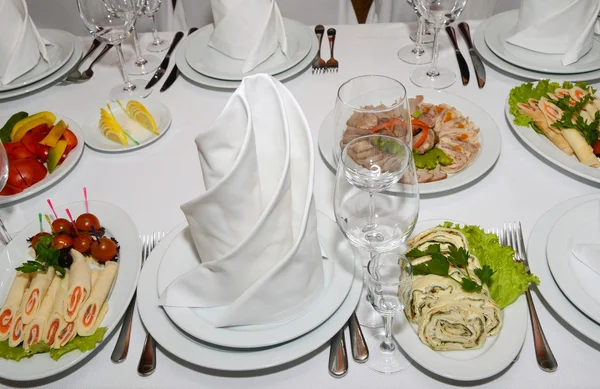 Served table — Stock Photo, Image