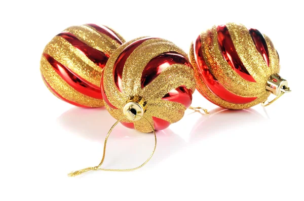 新年とクリスマスのためのボールの装飾 — ストック写真
