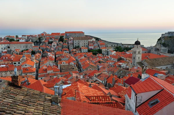 Dubrovnik a naplemente — Stock Fotó