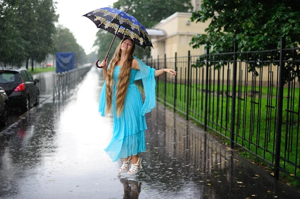 Lluvia torrencial — Foto de Stock