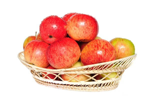 Ripe red-yellow apples — Stock Photo, Image