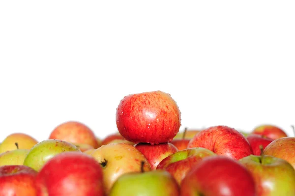 Ripe red-yellow apples — Stock Photo, Image