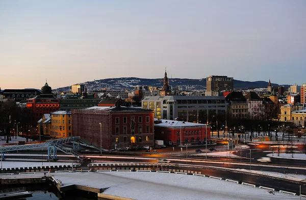 Miasta Oslo — Zdjęcie stockowe