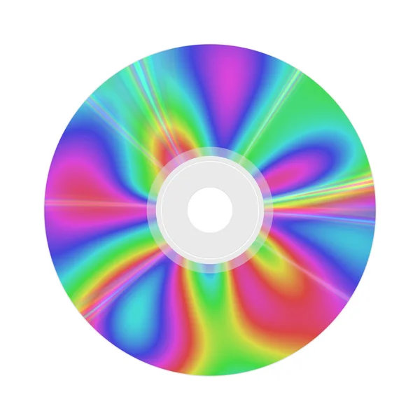 Pěkné barvy cd rom — Stock fotografie