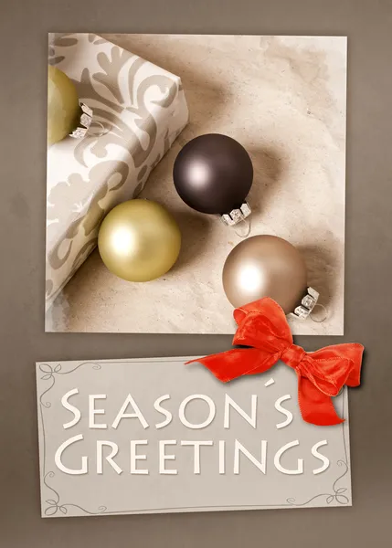 stock image Seasons Greetings