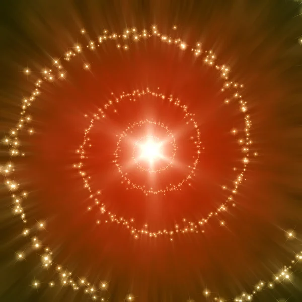 Спираль звёзд — стоковое фото