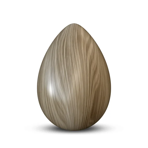 Huevo de madera — Foto de Stock