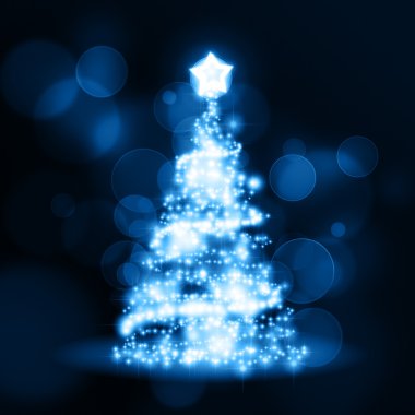 Blue christmas clipart