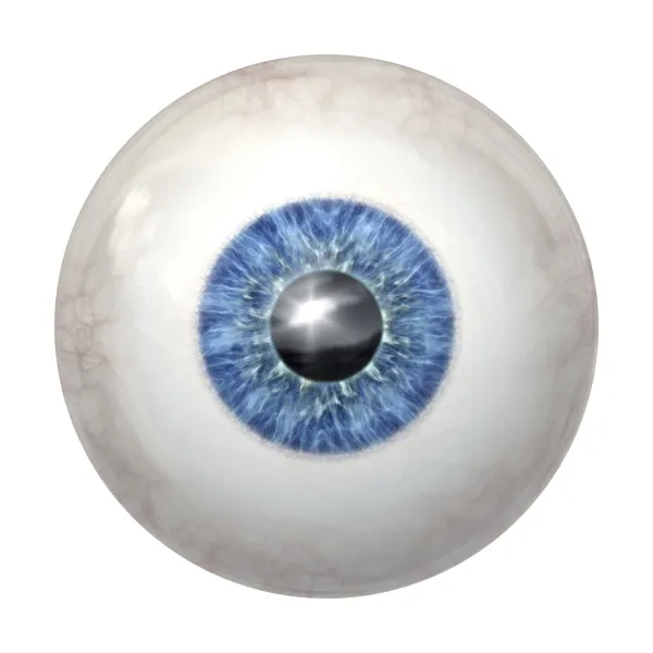 Olho bola azul — Fotografia de Stock