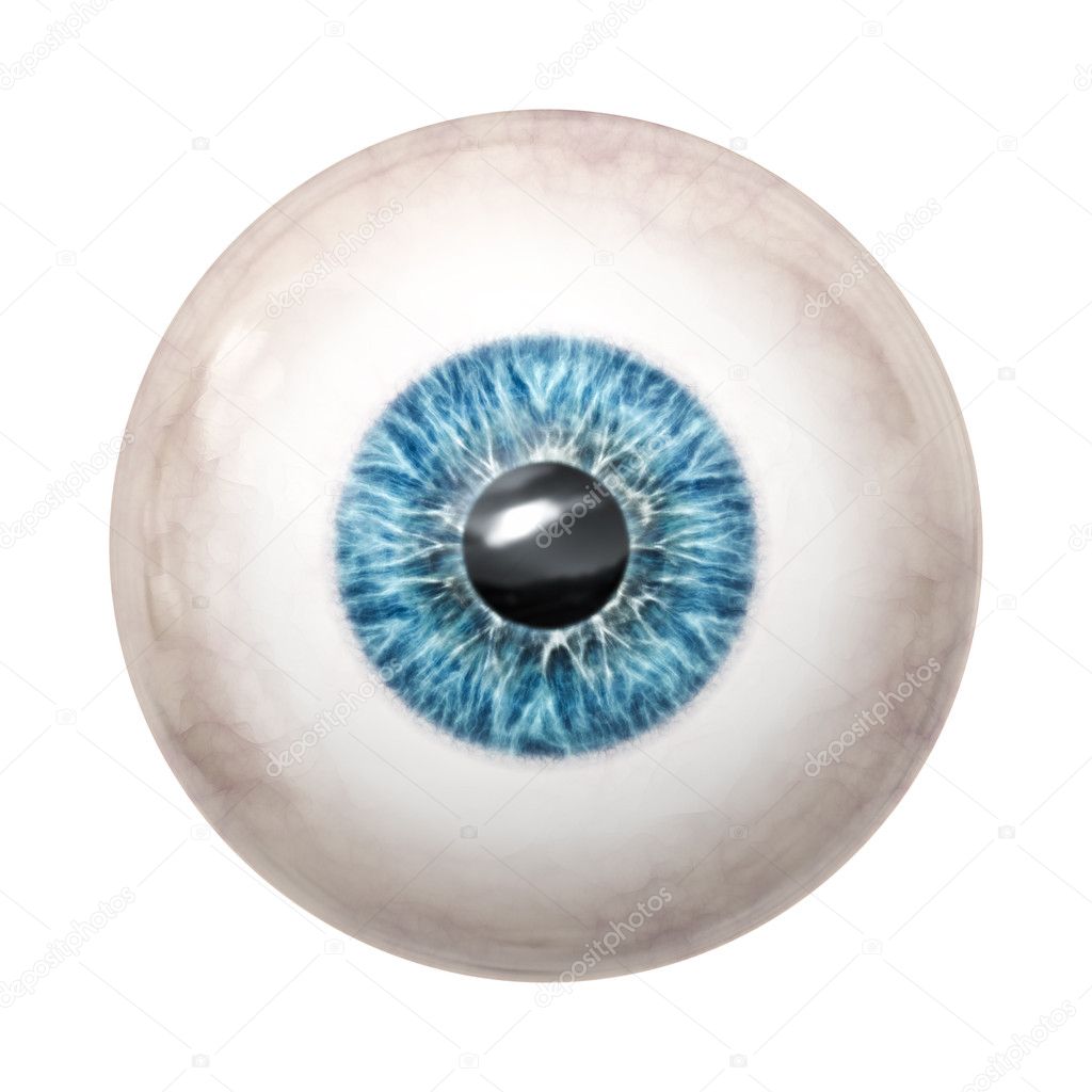 Eye ball blue