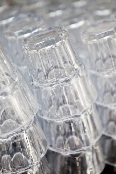 Stack of glass — Stock Photo, Image