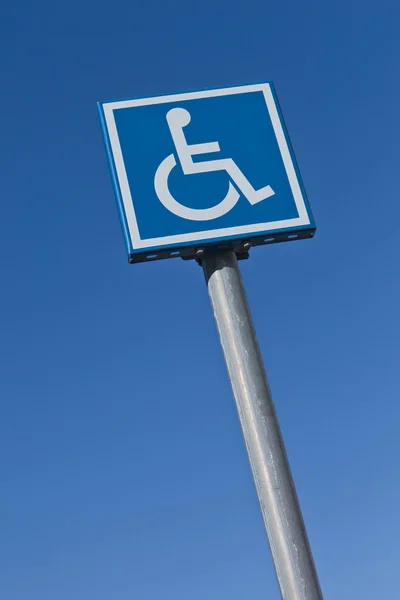 Sinal de deficiência — Fotografia de Stock