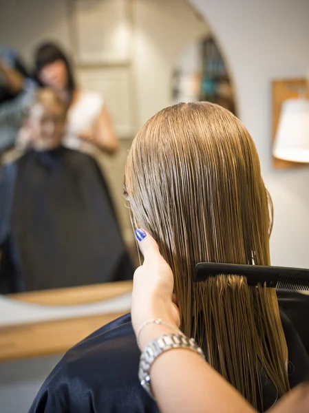 Situação salão de cabeleireiro — Fotografia de Stock