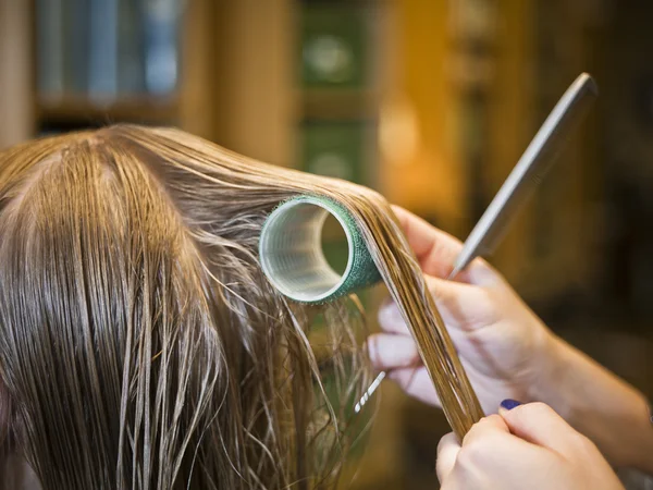 Cuidado del cabello de cerca —  Fotos de Stock