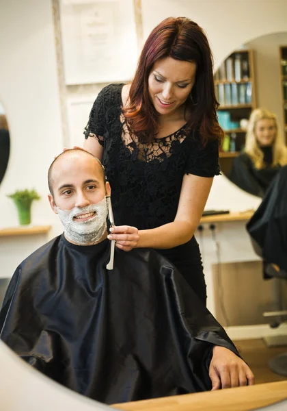 Situação de barbear — Fotografia de Stock
