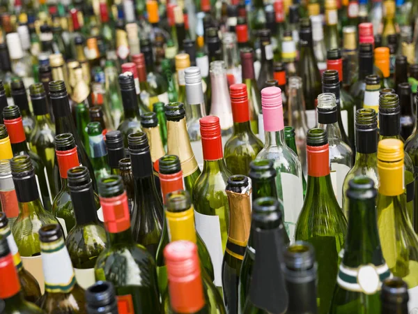 Bottles full frame — Stock Photo, Image