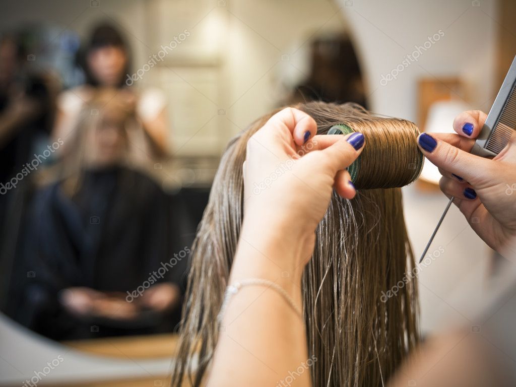 Hair care close-up Stock Photo by ©gemenacom 7460421