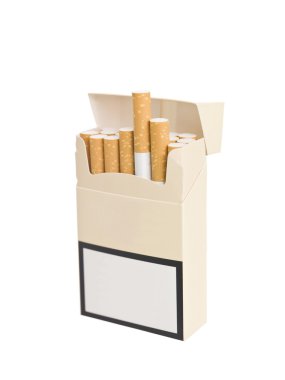 Pack of cigarettes clipart