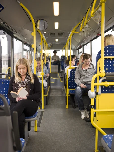 In a bus — Stock Photo, Image