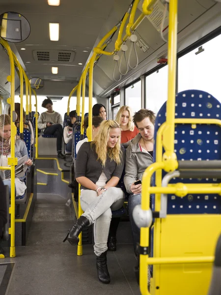 In a bus — Stock Photo, Image