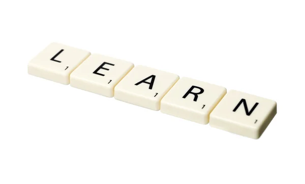 A palavra Aprender — Fotografia de Stock