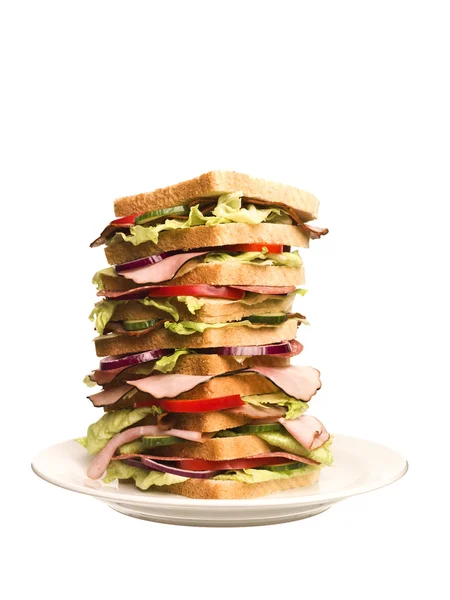 Überdimensionales Sandwich — Stockfoto