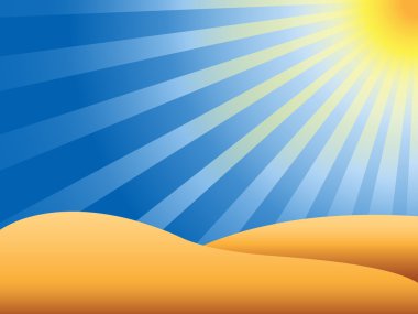 Desert background clipart