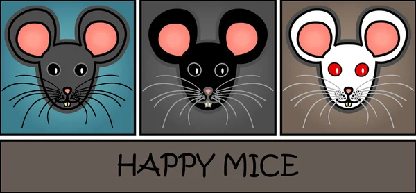 Мультипликационная мышь — стоковый вектор